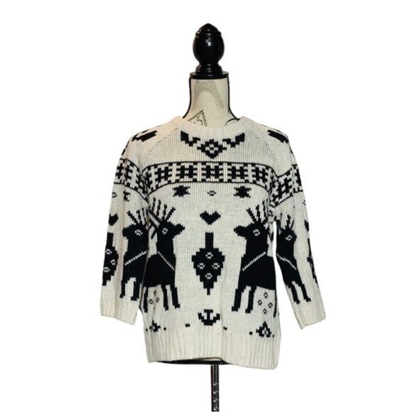 H&M S wool alpaca blend cottagecore sweater - Picture 1 of 7